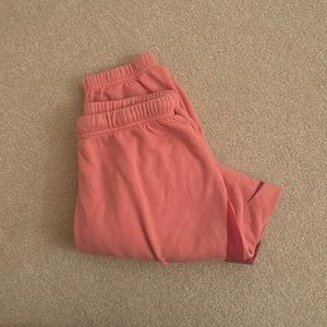 Aviator nation pink lighting bolt sweatpants